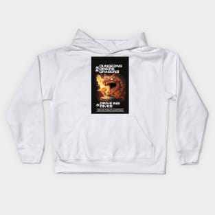 Dungeons & Diners & Dragons & Drive-Ins & Dives Escape From Flavortown Kids Hoodie